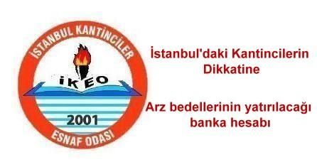 ARZ BEDELLERİ BANKA HESABI